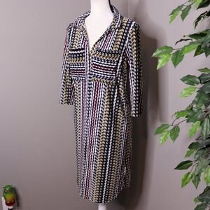 Mlle Gabrielle Printed Shirt Dress